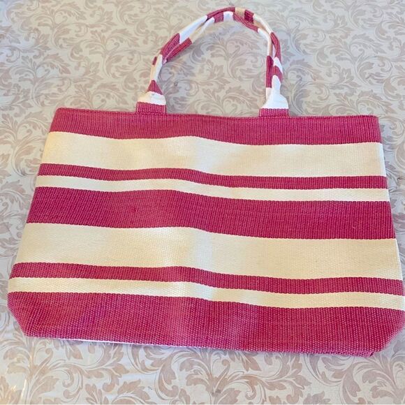 Clarins Makeup Straw Tote NWOT Gorgeous - Picture 4 of 4